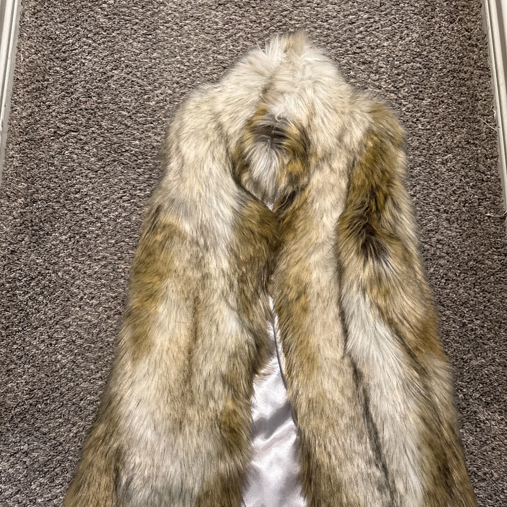 Faux fur vest